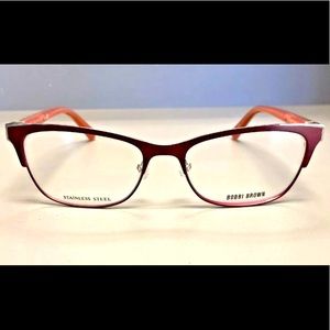 Bobbi Brown “The Ace” eyeglasses- Red- BRAND NEW